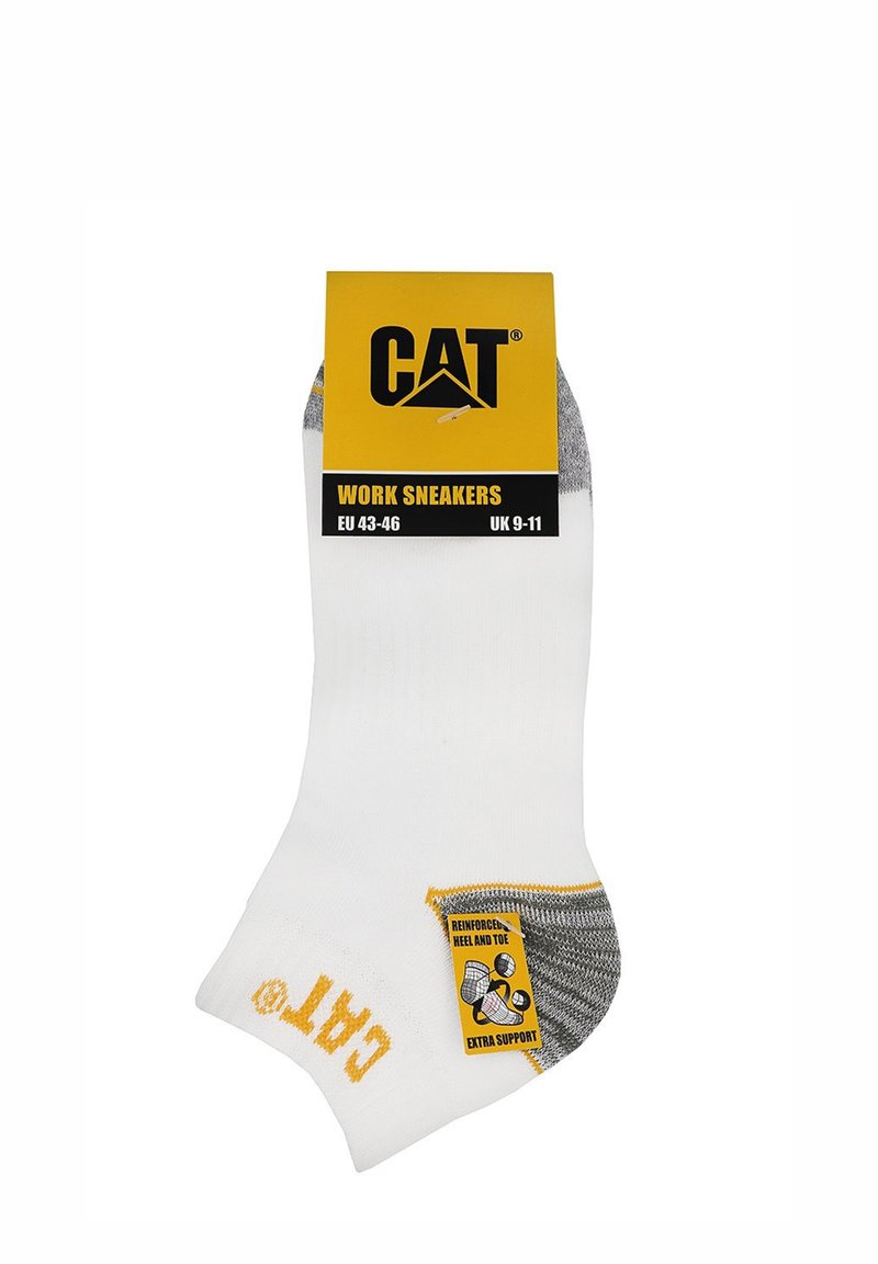 CAT | WORK TRAINERS, WORK SNEAKER SOCKS WHITE
