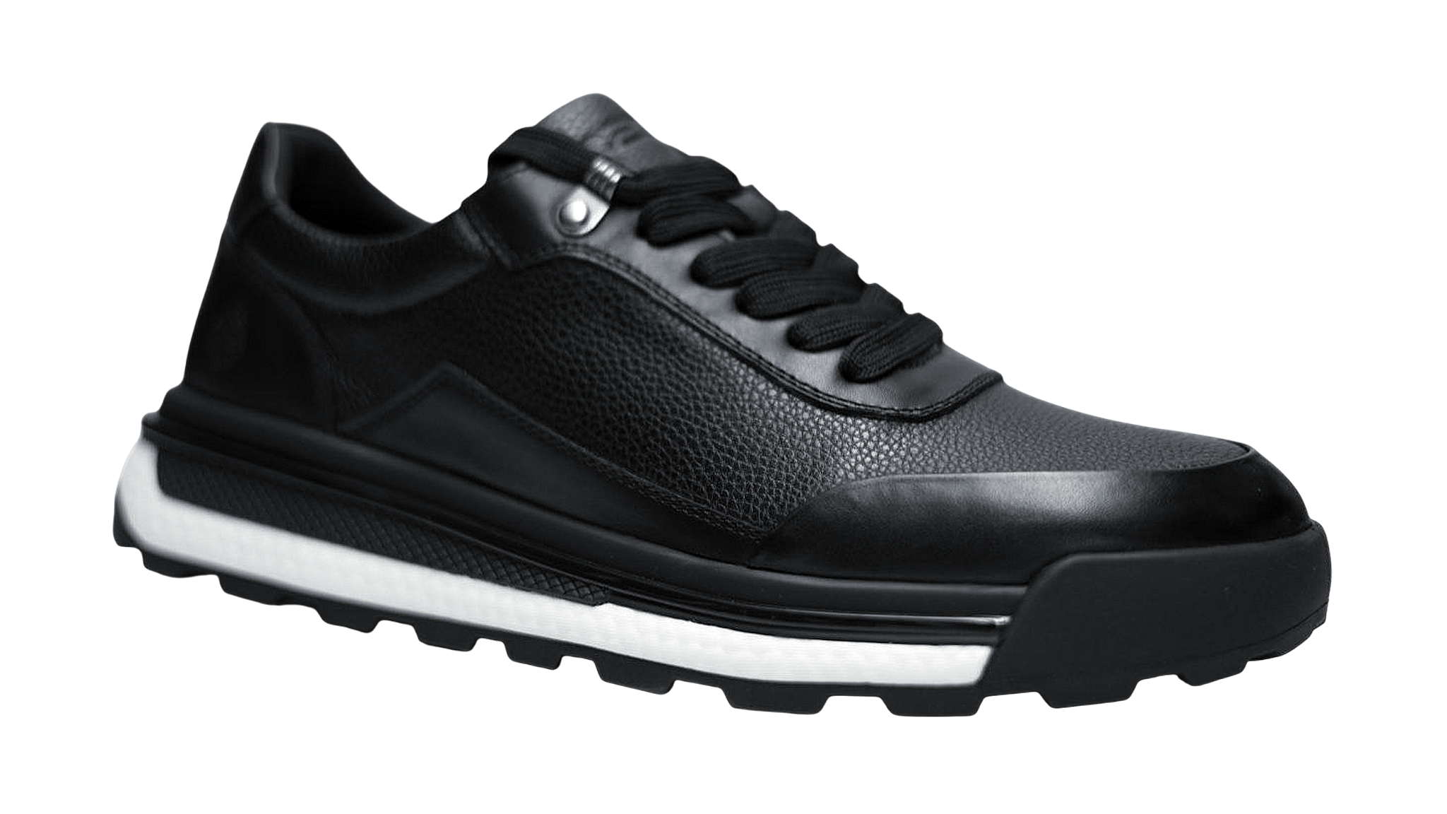 CEDRO | LACE-UP MEN'S SNEAKER SHOES BLACK