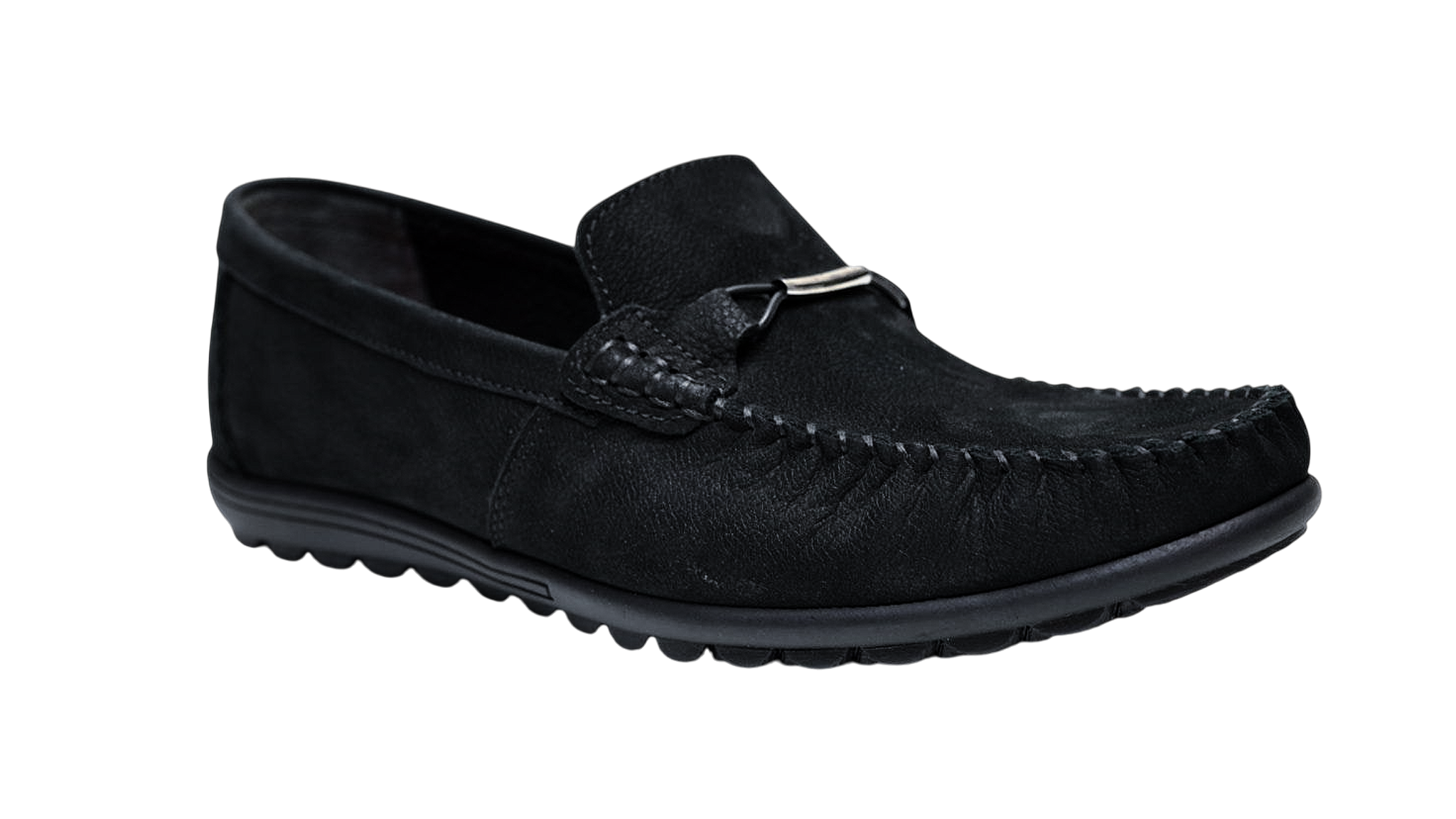 VENICE | Men’s Slip-On with Buckle Loafers Leather
