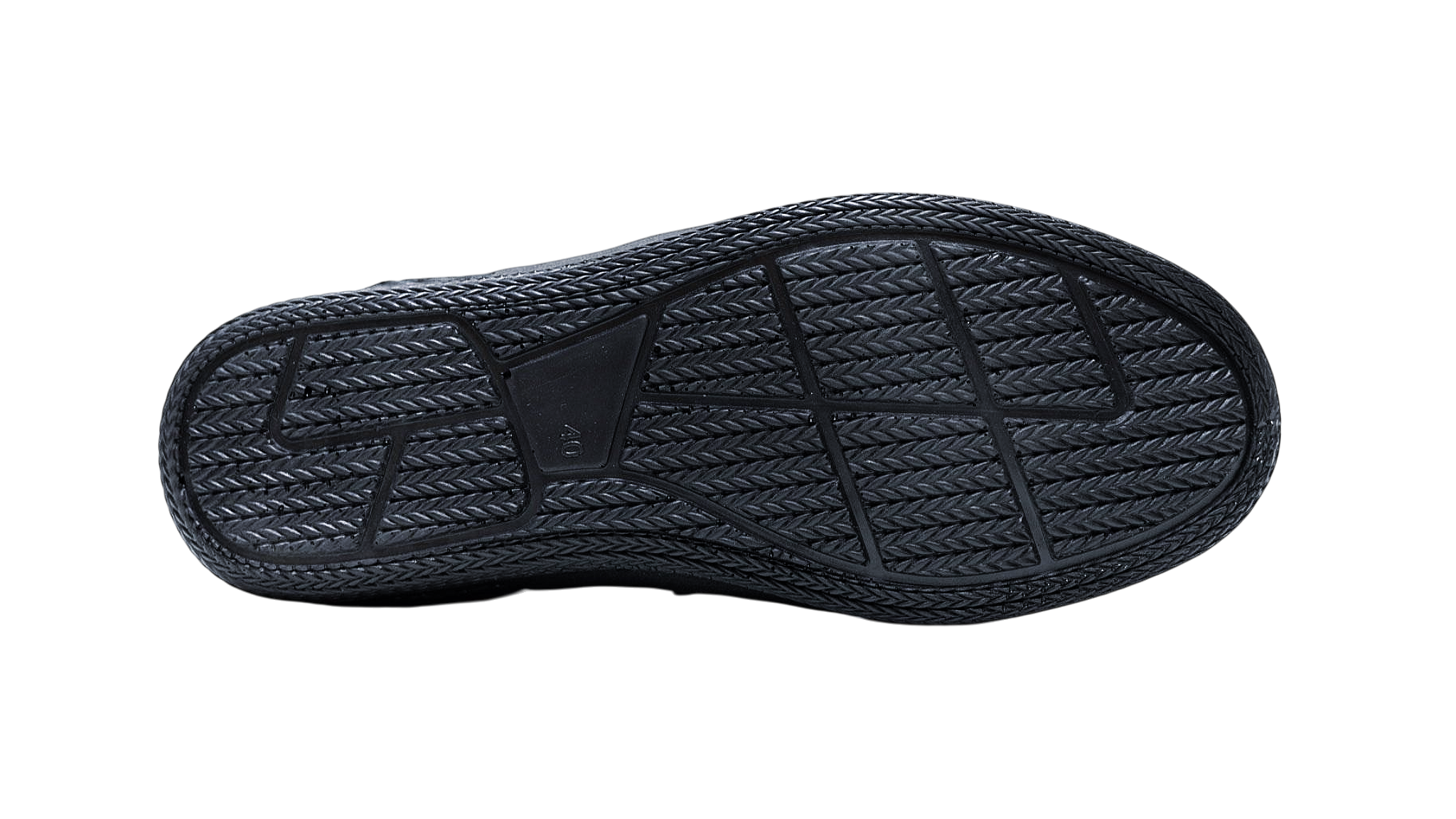 VENICE | حذاء جلد مريح برباط أسود