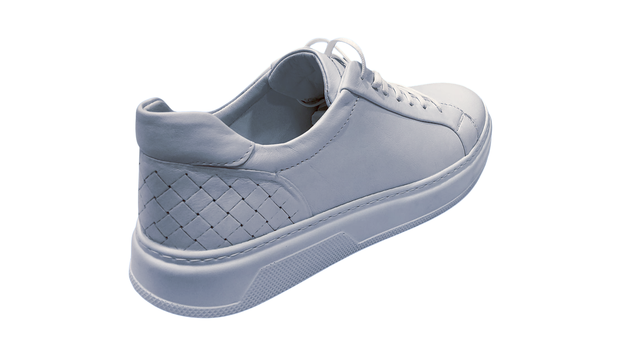 VENICE | MEN'S CASUAL SHOES LACE-UP LEATHER WHITE