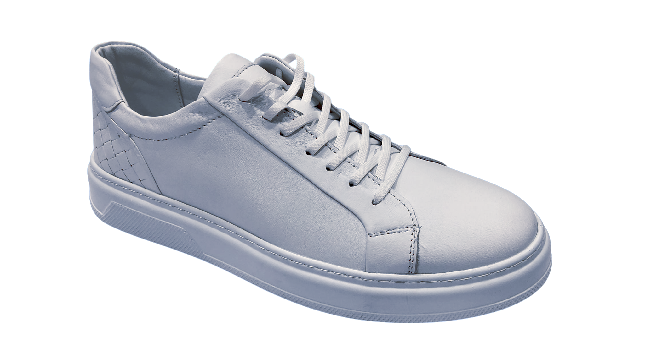 VENICE | MEN'S CASUAL SHOES LACE-UP LEATHER WHITE