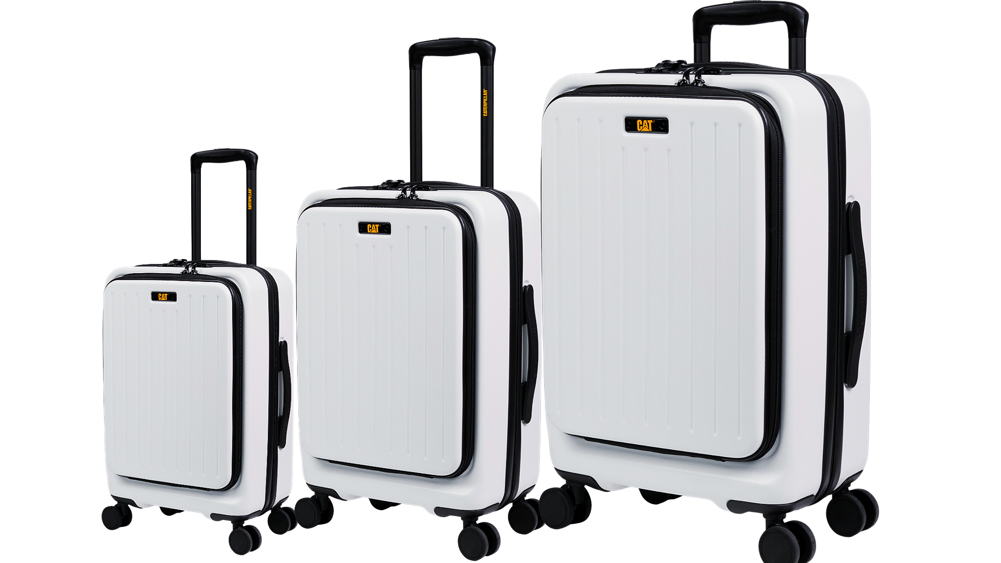 CATERPILLAR | NEXUS HARD-CASE TROLLEY BAG 20” 24” 28” WHITE