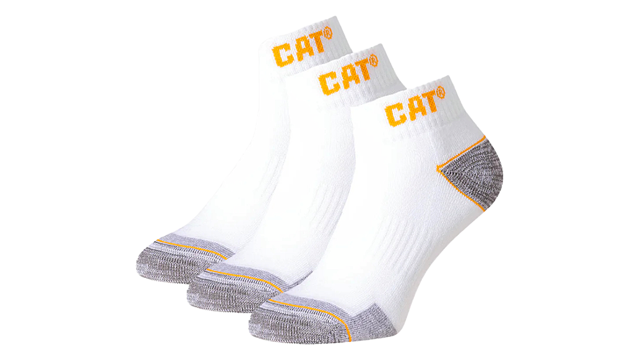 CAT | WORK TRAINERS, WORK SNEAKER SOCKS WHITE