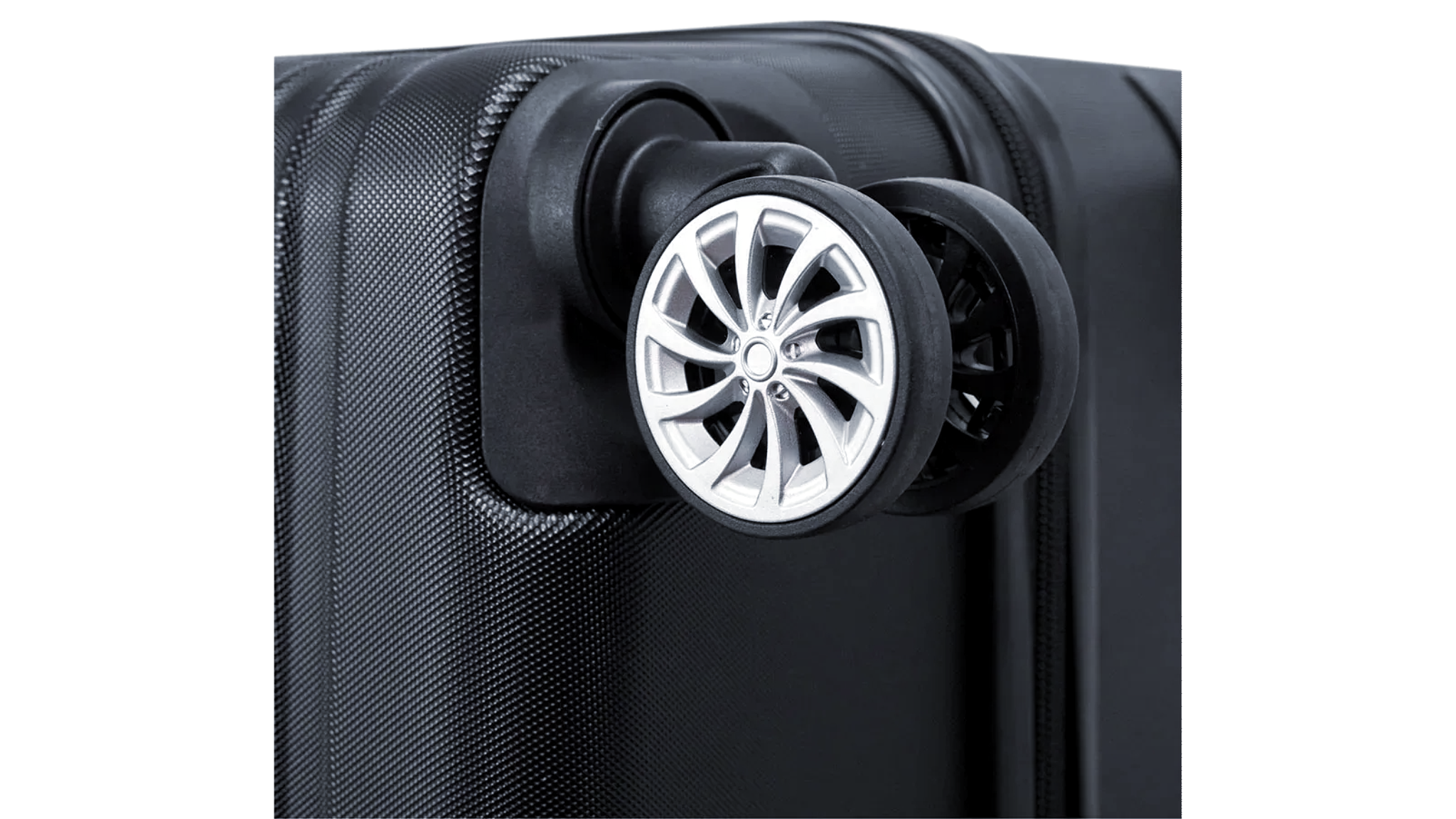 CAT | SUITCASE TRAVEL BAG MADE OF ABS 4 WHEELS ALEXA BLACK