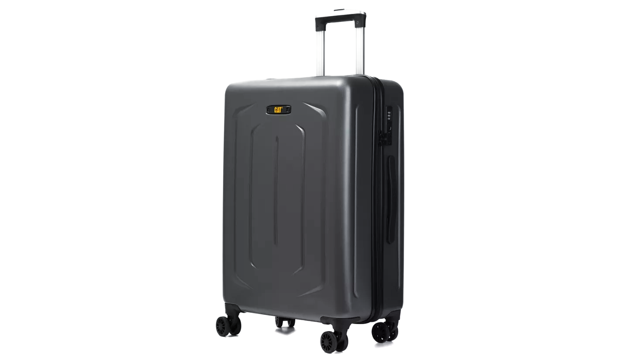CATERPILLAR | SCULPTED HARD CASE 4 WHEELS TROLLEY