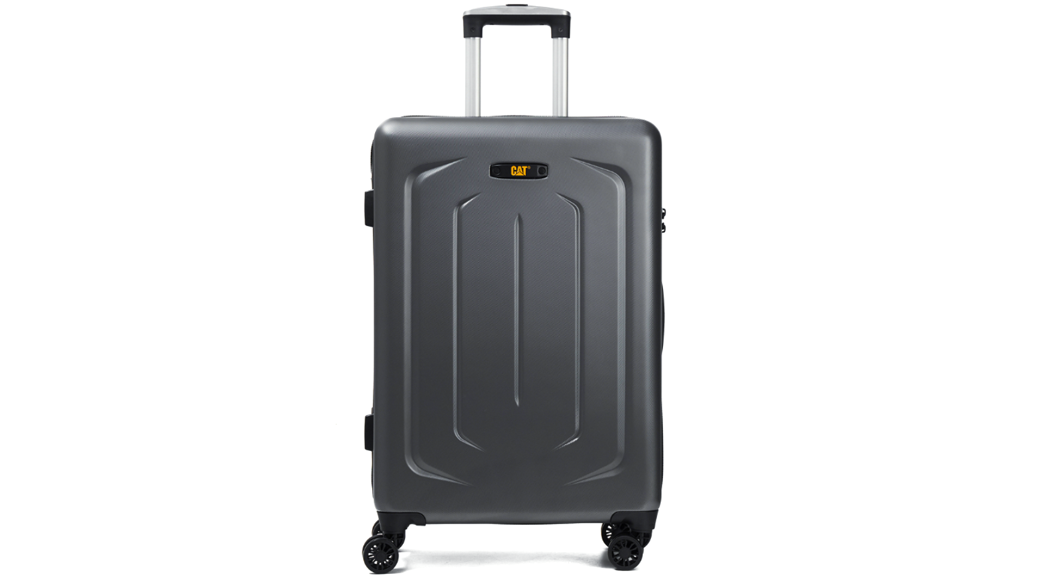 CATERPILLAR | SCULPTED HARD CASE 4 WHEELS TROLLEY