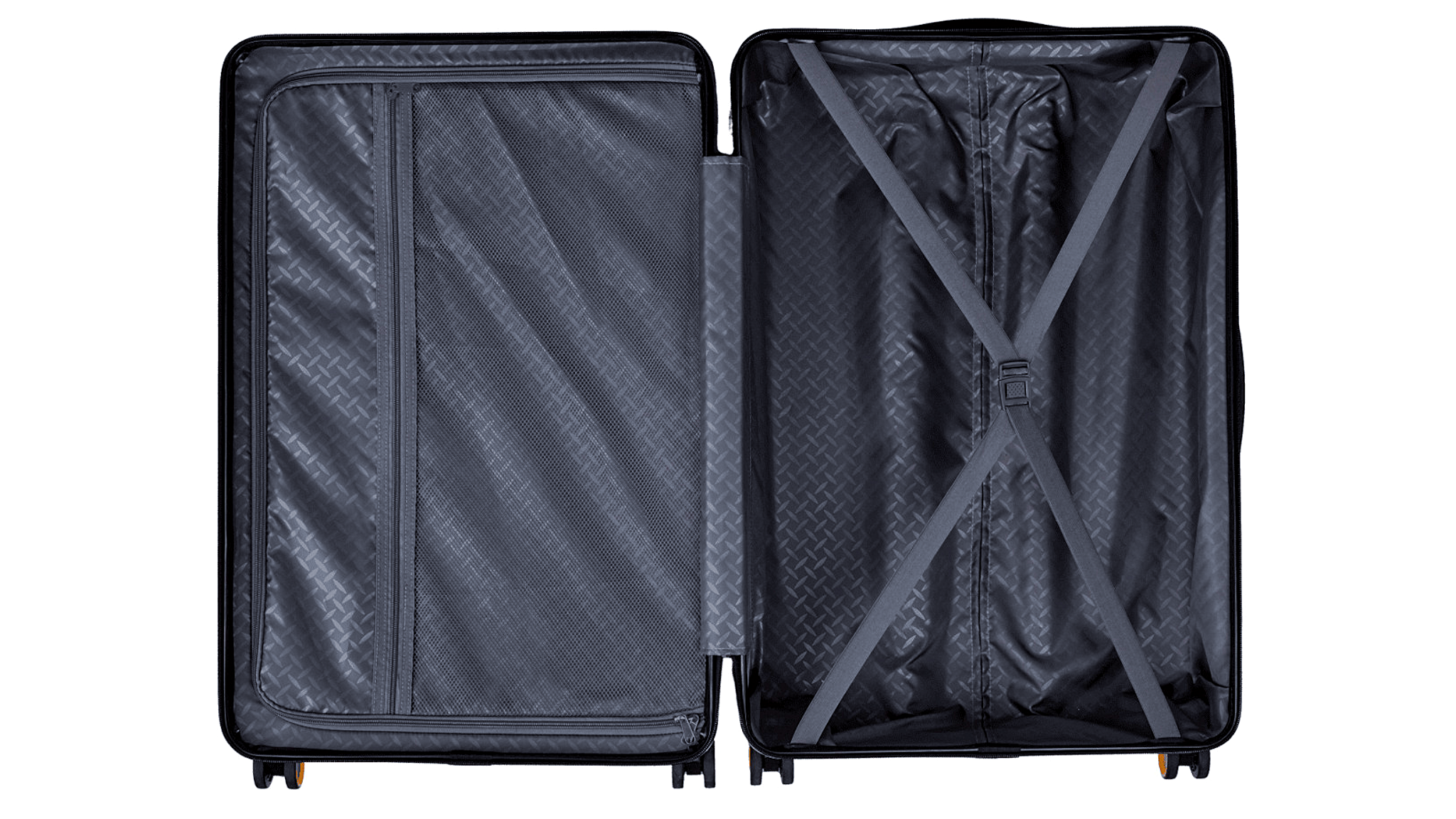 CATERPILLAR | PEORIA HARD CASE 8 WHEELS TROLLEY BLACK