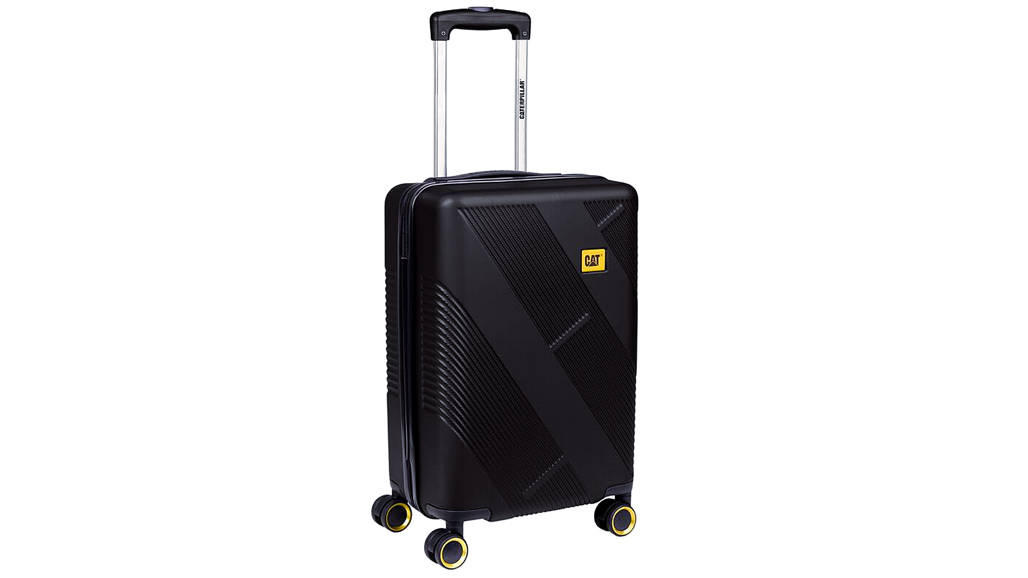 CATERPILLAR | PEORIA HARD CASE 8 WHEELS TROLLEY BLACK