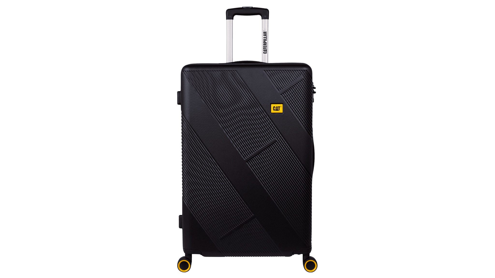 CATERPILLAR | PEORIA HARD CASE 8 WHEELS TROLLEY BLACK