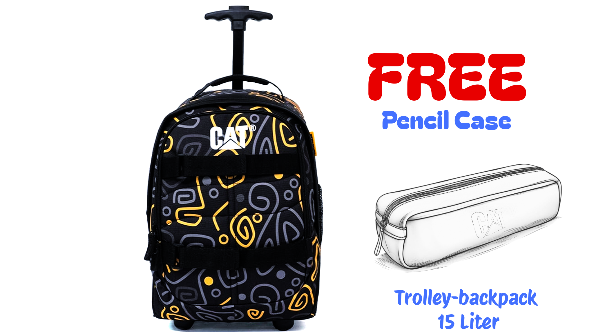 CATERPILLAR | TROLLEY BACKPACK SMALL 15L