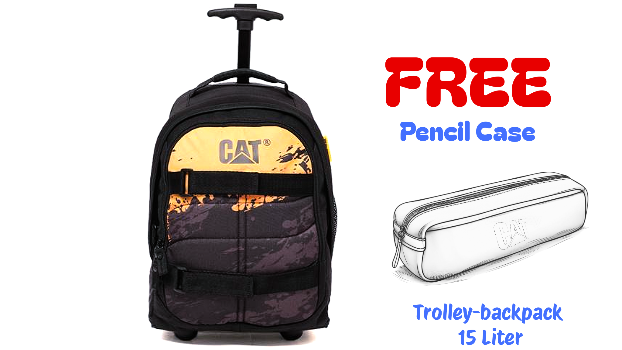 CATERPILLAR | TROLLEY BACKPACK SMALL 15L