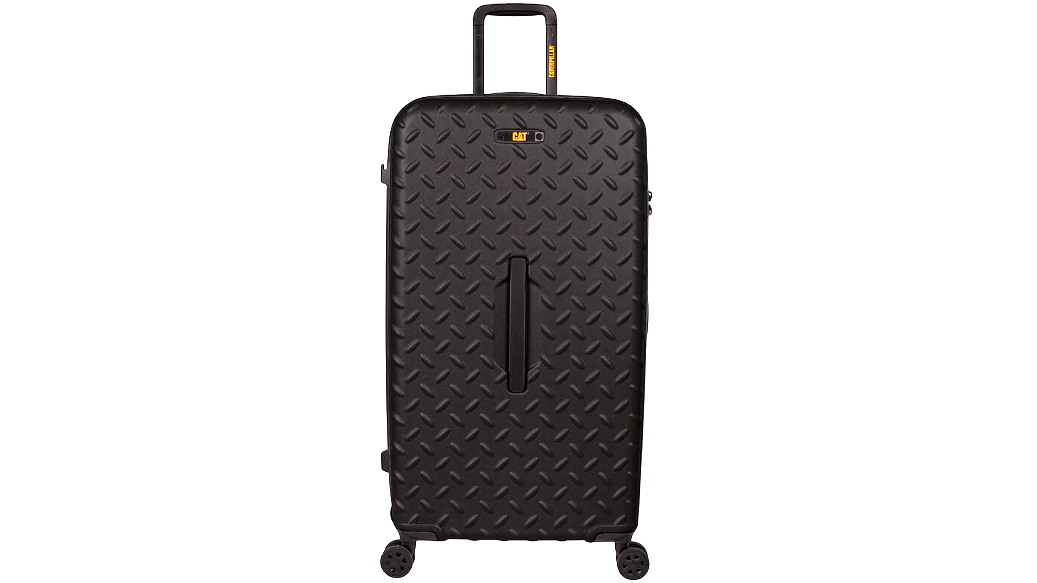 CAT | INDUSTRIAL PLATE TRUNK SUITCASE WITH 8 WHEELS