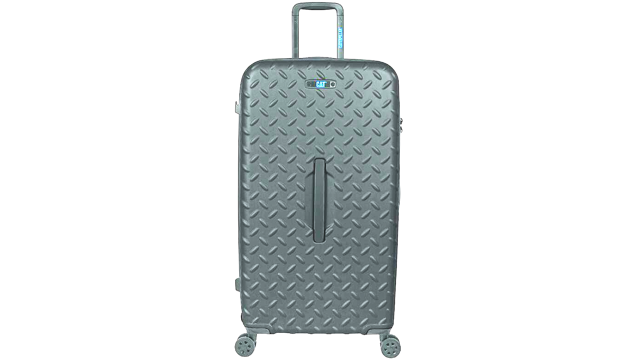 CAT | INDUSTRIAL PLATE TRUNK SUITCASE WITH 8 WHEELS