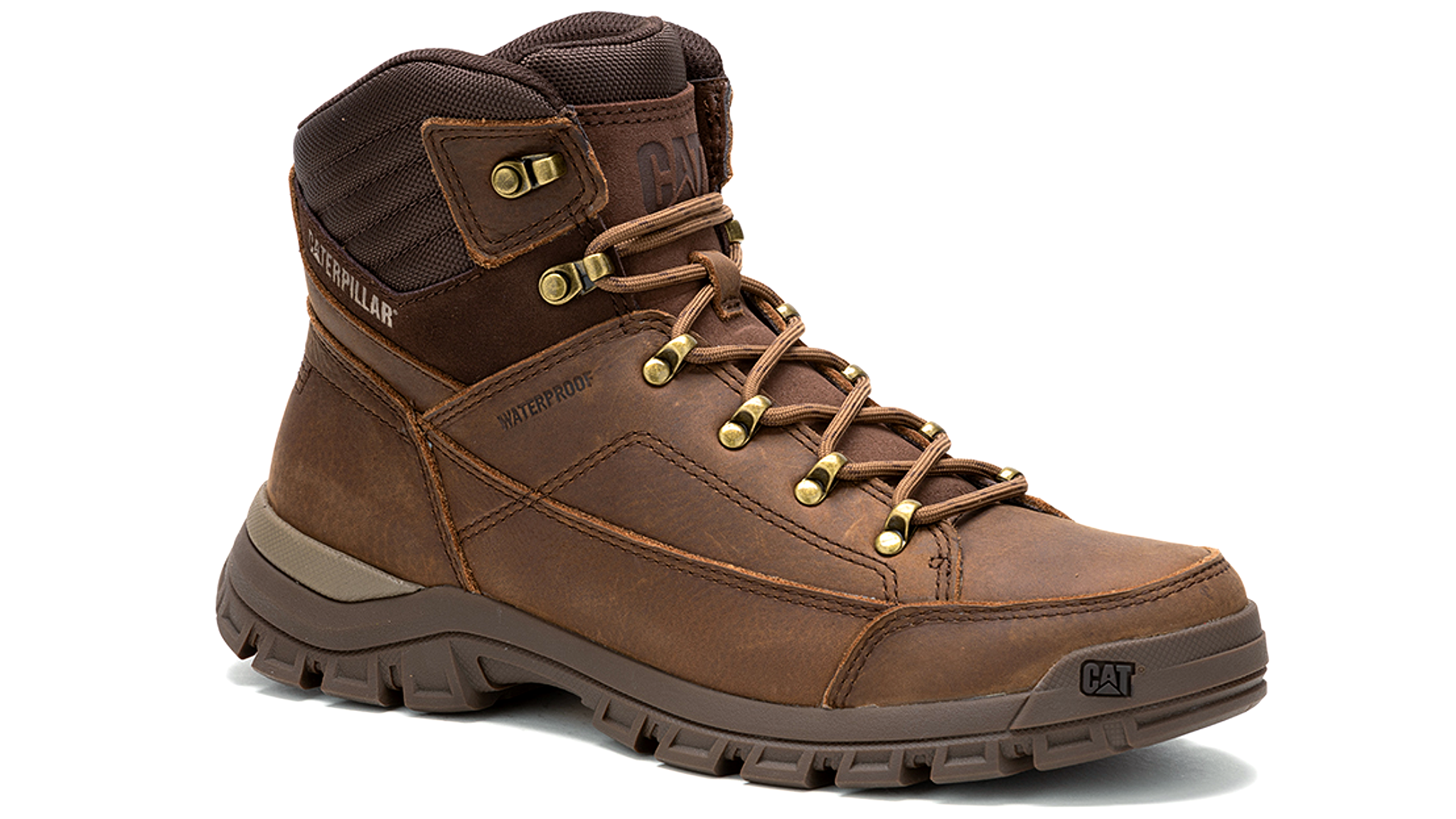 CAT | THRESHOLD HIKER WATERPROOF MEN'S LIFESTYLE BOOTS MUSHROOM